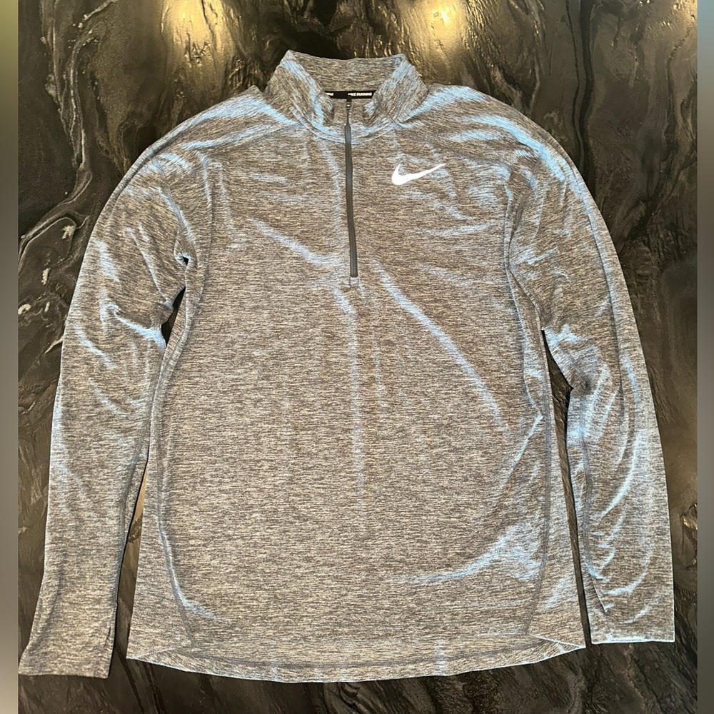 Nike Running Quarter Zip - Size M - Grey